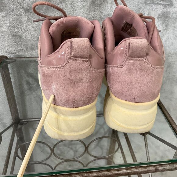 90’s Y2K style Madden Girl Bounce Platform Shoes 8.5 Pink Faux Suede * - Picture 12 of 12